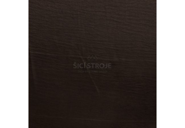 Washed Satin Stretch - Dark Brown L/D C