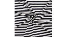 Viscose/EA Stripe - Navy 5 mm