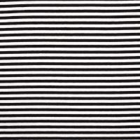 Viscose/EA Stripe - Black 5 mm
