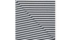 Viscose/EA Stripe - Black 5 mm