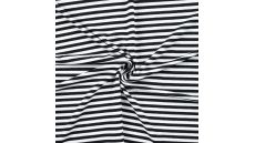 Viscose/EA Stripe - Black 5 mm