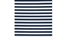 Viscose/EA Stripe - Navy 10 mm