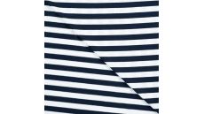 Viscose/EA Stripe - Navy 10 mm