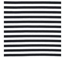 Viscose/EA Stripe, Black 10 mm