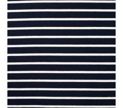 Viscose/EA Stripe, Navy 15/5 mm