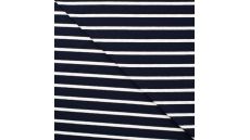 Viscose/EA Stripe - Navy 15/5 mm