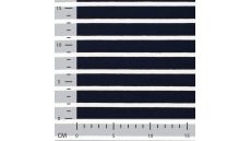 Viscose/EA Stripe - Navy 15/5 mm