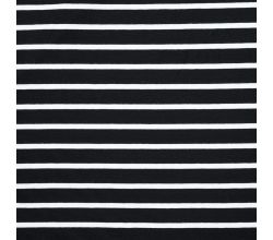 Viscose/EA Stripe - Black 15/5 mm