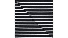 Viscose/EA Stripe - Black 15/5 mm