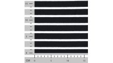 Viscose/EA Stripe - Black 15/5 mm