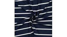 Viscose/EA Stripe - Navy 30/5 mm