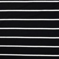 Viscose/EA Stripe - Black 30/5 mm