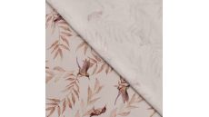 Gots Jersey Digital - Birds, Camel