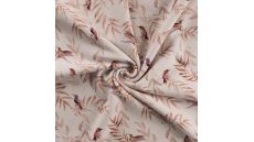 Gots Jersey Digital - Birds, Camel