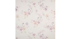 Gots Organic F. Terry - Swan And Flowers, Lilac