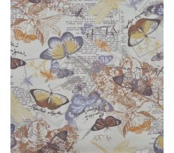 Gots Organic F.Terry - Butterfly, Dusty Lilac