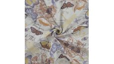 Gots Organic F.Terry - Butterfly, Dusty Lilac