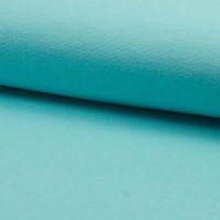 Gots Organic 1/1 Rib - Aqua