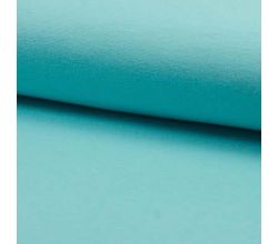 Gots Organic 1/1 Rib - Aqua