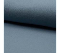 Gots Organic 1/1 Rib - Dusty Blue