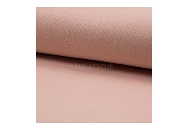 Gots Organic 1/1 Rib - Dusty Rose