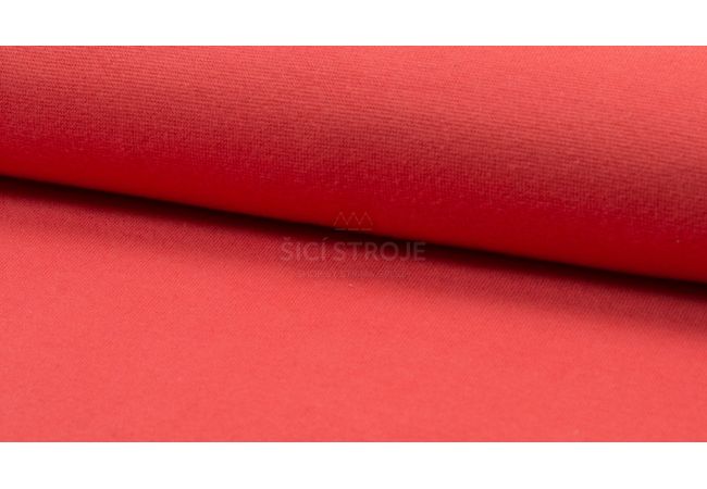 Gots Organic 1/1 Rib - Coral