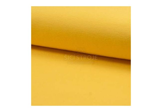 Gots Organic 1/1 Rib - Yellow