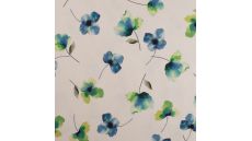 Organic Cotton/EA Jersey Digital - Flowers, Green