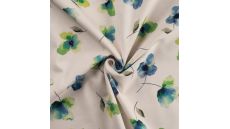 Organic Cotton/EA Jersey Digital - Flowers, Green