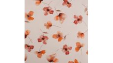 Organic Cotton/EA Jersey Digital - Flowers, Coral