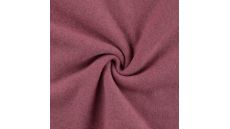Organic Cotton Fleece - Bordeaux Melange