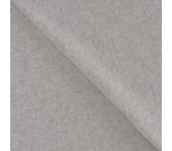 Organic Cotton Fleece - Mid Grey Melange