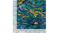 Viscose/Sp Jersey Print - Scratches, Royal