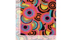 Viscose/Sp Jersey Print - Irregular Circle, Fuchsia