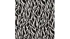 Viscose/Sp Jersey Print - Wrinkled, Black