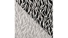 Viscose/Sp Jersey Print - Wrinkled, Black