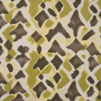 Viscose/Sp Jersey Print - Checks, Khaki