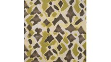 Viscose/Sp Jersey Print - Checks, Khaki