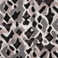 Viscose/Sp Jersey Print - Checks, Sand