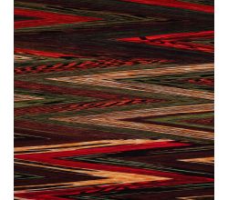 Viscose/EA Heavy Digi Print - Stripes, Red