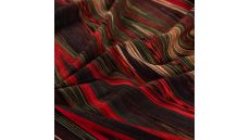 Viscose/EA Heavy Digi Print - Stripes, Red