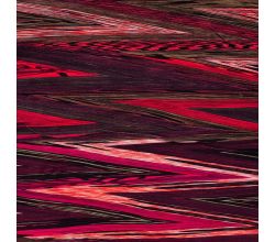 Viscose/EA Heavy Digi Print - Stripes, Fuchsia