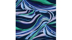 Viscose/EA Heavy Digi Print - Coral