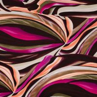 Viscose/EA Heavy Digi Print - Turquoise