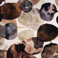 Viscose/EA Heavy Digi Print - Champagne