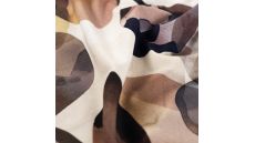 Viscose/EA Heavy Digi Print - Champagne