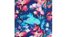 Viscose/EA Heavy Digi Print - Turquoise