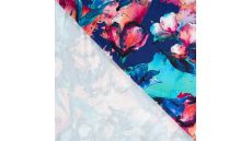 Viscose/EA Heavy Digi Print - Turquoise