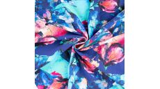 Viscose/EA Heavy Digi Print - Turquoise