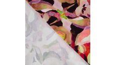 Viscose/EA Heavy Digi Print - Coral